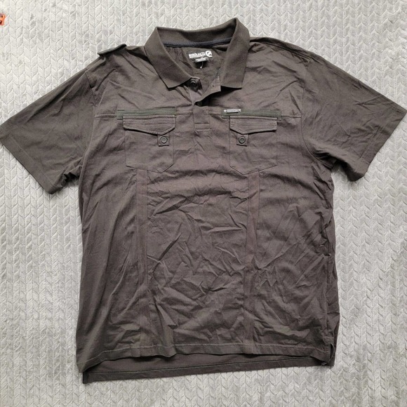 Vintage Ecko Unltd Polo Logo‎ Men’s Shirt Size 3XL Charcoal Gray - Picture 1 of 9